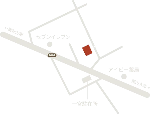一宮治療院 アクセスマップ